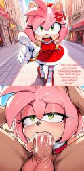 amy rose from sonic (series) by badendbat (artist)