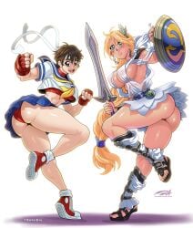 sakura kasugano from bandai namco by darkereve