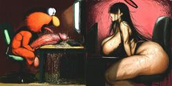elmo from blue archive by goddamnparasite