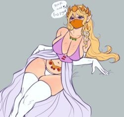 2026 2d 2d_(artwork) artist_request big_boobs big_breasts big_thighs big_tits big_titties cleavage comedy_central gloves hips hips_wider_than_shoulders kenny_mccormick long_hair panties princess_kenny south_park tagme tagme_(artist) text_bubble thick_hips thick_thighs tits titties