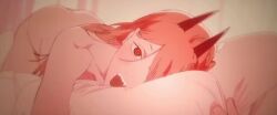 ass ass_crack ass_up big_ass chainsaw_man heart_shaped_ass horns hugging_pillow laying_on_bed movie_scene official_animation panties perfect_body pirating_film positioning power_(chainsaw_man) tagme teasing_with_butt video