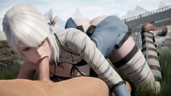 kaine (nier) from nier by nyxxx3d
