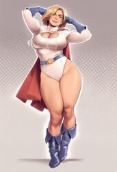 power girl from dc by phophopho
