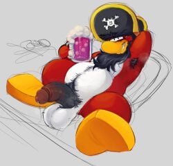 captain rockhopper from club penguin by duckbrained