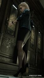 3d blonde_hair female female_focus grace_ashcroft grace_ashcroft_(fbi_outfit) office office_lady prototype_(artist) resident_evil resident_evil_9:_requiem tagme