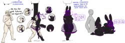 2018 animal_humanoid balls big_breasts blonde_hair breasts corruption dialogue duo eyewear female gender_transformation glasses glossi glossification goo_creature goo_transformation grin hair human humanoid infection lagomorph lagomorph_humanoid male mammal mind_control mtf_transformation navel nipples nude penetration penis prurientpie purple_hair pussy rabbit_humanoid rubber sequence shocked simple_background slightly_chubby smile solo_focus spread_legs spreading standing straight transformation vaginal_penetration white_background wide_hips