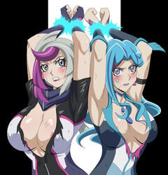 blue_maiden bondage emma_bessho yu-gi-oh! yuu-gi-ou_vrains zaizen_aoi