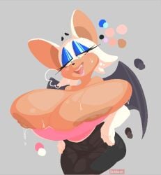 1girls anthro areola_slip areolae ass bat bat_wings blue_eyes blue_eyeshadow blush_lines breasts cleavage color_palette eyelashes female female_focus female_only furry gloves hips hyper hyper_breasts large_ass large_breasts mobian_(species) nipple_slip nipples rouge_the_bat sega seldom sonic_(series) sonic_the_hedgehog_(series) sweat sweating thighs white_hair