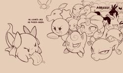 angry_birds boo_(mario) chain_chomp cold-blooded-twilight digimon digimon_(species) disembodied_uterus english english_text fairy fallopian_tubes ghost jigglypuff lady_bow multiple_girls navi ovaries paper_mario paper_mario_(2000) peashooter_(pvz) plants_vs._zombies plants_vs_zombies pokemon pokemon_(species) portal_(series) speaking starlow tagme talking text tongue tongue_out uterus white_devils_"agreed" womb