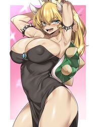 bowsette female genderswap mario_(series) new_super_mario_bros._u_deluxe nintendo solo tagme urec