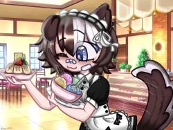 cute dog_ears dog_girl dog_tail gacha gacha_club gacha_life waitress
