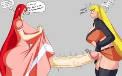 2futas age_difference ass ass_in_dress big_breasts big_penis bimbo blonde_hair blue_hair blush breasts canon_genderswap cleavage clothing curvy daughter denizen1414 dialogue docking dress dress_lift female fully_clothed futa_on_futa futa_only futa_transformation futa_urethral_insertion futanari genderswap hairclip huge_breasts huge_cock hyper_penis incest intersex jacket large_breasts large_penis long_hair milf mother mother_and_daughter mother_and_son naruko naruto naruto_shippuden oppai parent parent_and_child penile_urethral_insertion penis penis_under_skirt pigtails red_hair rule_63 sexy_no_jutsu text urethral urethral_insertion urethral_penetration uzumaki_kushina uzumaki_naruto voluptuous whisker_markings yellow_hair