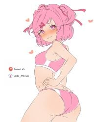 1female 1girl 1girls 2026 arte_mitzuki artemitzuki_(artist) ass ass_focus blush blushed_face blushing blushing_at_viewer blushing_female bra breasts ddlc doki_doki_literature_club female female_focus female_only human human_only light-skinned_female looking_at_viewer natsuki_(doki_doki_literature_club) no_background panties pink_bra pink_eyes pink_hair pink_panties sexy_body sexy_female sexy_pose small_boobs small_breasts solo solo_female solo_focus sport sport_panties sports_bra sports_uniform sportswear team_salvato visual_novel watermark woman woman_focus woman_solo