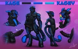 1boy 2018 abs abstract_background anthro black_balls black_fur bleats blue_eyes blue_fur blue_tongue digitigrade dragon erection feline fur furry glans hair hooves horn humanoid_penis hybrid hybrid_penis kage6415 long_tongue male male_only mammal medial_ring model_sheet muscular muscular_male navel no_nipples nude open_mouth original_character pantherine penis simple_background solo standing stripes testicles text tiger tongue veins veiny_penis watermark