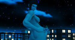 1futa 3d ass capcom from_behind futa_only futanari hand_on_hip hand_on_penis holding_penis intersex juri_han masturbation smile smiling solo standing street_fighter street_fighter_v xnalara yesimtaco