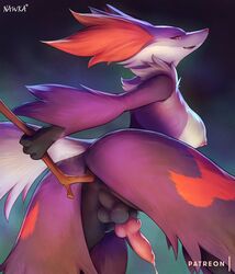 delphox from nintendo by nawka