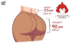 ass big_ass big_butt buttholemagick curvaceous curvy pants red_hair romana_(buttholemagick) tagme thighs tight_clothing tight_fit voluptuous