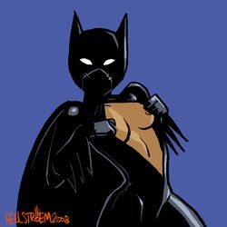 1girls 2008 asian batgirl batgirl_(cassandra_cain) batman_(series) breasts cassandra_cain dc_comics female female_only hellstroem human nipples solo