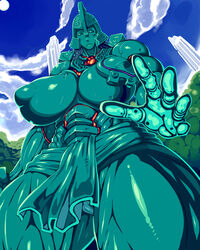 1girls breasts clothing colossus_(shining_force) female golem h_hiroma huge_breasts kokuko_(tsukiyotake) maou11 monster_girl muscle mythology nipples puffy_nipples rule_63 shining_(series) shining_force shining_force_2 solo talos