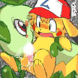 ashchu bayleef censored pokemon pokemon_(species) tagme