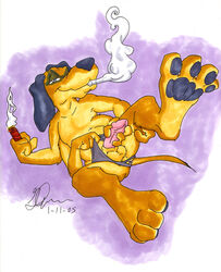 anus cigar dog fur furry male male_only max_doc_kurt mdk multi_arm multi_limb penis smoking