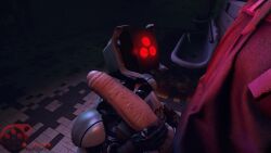 adriandustred animated big_penis d.a.r. handjob human killing_floor killing_floor_2 machine male no_sound robot screen_face tagme video video_games