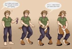 animal_genitalia animal_humanoid animal_penis canid canid_humanoid canine canine_genitalia canine_humanoid canine_penis canis collar dog_humanoid domestic_dog fur fur_growth genitals growth hi_res human humanoid knot leonberger male mammal mammal_humanoid molosser mountain_dog paw_growth paws penis satyr species_transformation tail tail_growth transformation transformation_sequence wereren