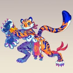 1:1 1anthro 1furry 1girl 2020s 2024 2d 4_fingers 4_toes alternate_version_at_source alternate_version_available anthro anthro_female anthro_only artist_name artist_signature artist_upload asian_mythology author_character bell_collar big_ass big_boobs big_breasts big_butt big_feet big_hands big_tail big_thighs black_eyelashes black_nose black_pawpads blue_eyes blue_fur blue_iris blue_markings blue_pupils blue_stripes blue_tail_tip bracelets breasts chinese_mythology chinese_zodiac closed_mouth colored cream_background curved_back digital_drawing_(artwork) digital_media_(artwork) eyebrows eyelashes eyelids felid feline female female_anthro female_focus female_only fit fit_female front_view full_body furry furry_female furry_only gold_bell gold_bracelets gold_fangs gold_tooth gradient_background grey_background high-angle_view high_quality high_resolution highres hu_(reapers969) long_tail looking_at_viewer mammal muscular muscular_arms muscular_legs mythological_creature mythology navel no_background no_visible_genitalia no_visible_nipples oc open_eyes orange_body orange_fur orange_skin original original_character ornament ornaments partially_clothed partially_clothed_female png pose posing reapers969 red_clothing red_eyelids red_nails red_strings red_underwear round_boobs round_breasts round_ears round_eyes saturated_colors scars shaded short_snout side_view sideboob small_waist solo solo_female solo_focus spiked_bracelet string_necklace tall tall_female taller_female taller_girl thick_ass thick_legs thick_thighs three_tone_body three_tone_fur tied_clothing tied_necklace tied_underwear tiger tiger_ears tiger_girl tiger_stripes traditional_clothes two_tone_strings underwear white_belly white_body white_ear_fluff white_eyebrows white_fur white_hands white_mouth white_ornaments white_paws white_strings white_toes wide_hips yellow_sclera zodiac_character