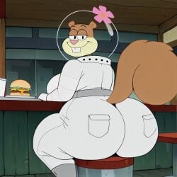 sandy cheeks from nickelodeon by jpstimes12