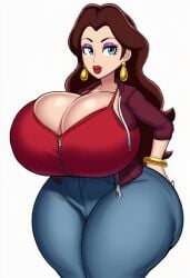 pauline from mario (series) by lubbasdump
