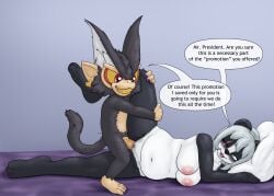 absurd_res anthro bear bed bodily_fluids donkey_kong_(series) donkey_kong_bananza duo ear_piercing ear_ring english_text female furniture gefauz genital_fluids genitals giant_panda gold_(metal) gold_tooth harvey_(stiban) hi_res kong larger_female leg_glider_position leg_grab male male/female mammal nintendo nude penetration penis piercing primate pussy raised_leg ring_piercing scar sex size_difference smaller_male text vaginal_fluids vaginal_penetration vein veiny_penis void_kong