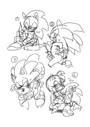 amazon_position american_sonic amy_rose anal_fingering ass assertive_female balls cum gentle_femdom masturbation penis rough_sketch sketch sonic_(series) sonic_the_hedgehog tojyo vaginal_penetration