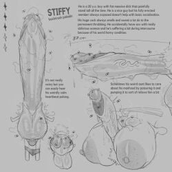 1boy balls big_aerola big_breasts big_penis breasts erection fat_cock female flies_for_smell grey_background hairy_balls huge_breasts huge_penis hyper hyper_cock hyper_penis lifting_shirt male measurements nasty no_visible_face paizuri pants penis penis_hiding_face penis_size pubic_hair smegma smelly smelly_balls smelly_cock stained_underwear tagme text titjob uncensored underpants unknown_artist veins_on_cock veins_on_dick