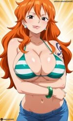 nami (one piece) from one piece by sexyexxchi