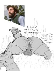 1boy ass big_ass big_ass_(male) big_butt bluhsing blush blushing_male bottomless bottomless_male dirty funky hairy_anus hairy_ass hairy_butt hairy_legs hairy_thighs laying_on_ground laying_on_stomach legs_spread male male_only musty pantsless presenting presenting_anus presenting_hindquarters smelly solo solo_male sprungtrapped stinky swamp_ass swampy teasing thick_thighs