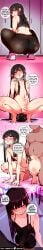2boys absurd_res absurdres ahe_gao ai_assisted ai_generated anal anal_sex ass balls big_ass big_thighs black_leggings blush bulge bulge_through_clothing crossdressing dildo dildo_in_ass dildo_penetration dildo_sitting english_text faceless_male female femboy feminine_body feminine_boy feminine_male feminization flat_chest focus_ass gay gay_sex glow5x high_resolution highres hourglass_figure long_hair male original original_artwork original_character otoko_no_ko pink_eyes self_upload shiny_skin sissy sits slim_waist smug sports_bra squatting stomach_bulge text text_bubble thighs tomgirl trap watermark wide_hips yaoi yoga_pants