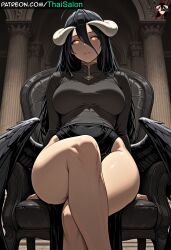 albedo (overlord) from overlord (maruyama) by thaisalon