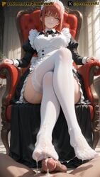 1girls 2025 4k ai ai_assisted ai_generated anime anime_style artist_name barefoot breasts chainsaw_man crossed_legs cum cum_on_feet dreamyan_ai feet female foot_fetish footjob hi_res high_quality high_resolution highres maid maid_apron maid_headdress maid_outfit maid_uniform makima_(chainsaw_man) orange_eyes patreon red_hair ringed_eyes seductive seductive_eyes seductive_look seductive_pose seductive_smile short_hair smile smiling stockings thick_ass thick_thighs thighhighs thighs toes uncensored white_legwear white_stockings white_thighhighs