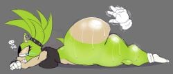 1female 1girls angry angry_expression angry_face ass ass_bigger_than_head ass_grab big_breasts big_butt breasts female female_only furry girly green_fur green_skin justelm25 sega socks sonic_(series) sonic_the_hedgehog_(idw) sonic_the_hedgehog_(series) surge_the_tenrec sweat sweaty sweaty_ass sweaty_body sweaty_breasts sweaty_butt video_games