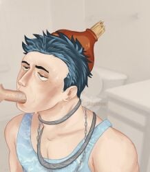 1boy 1male bathroom date_everything dick_sucking gay gay_oral gay_sex jean_loo_pissoir male mayko oral oral_sex penis yaoi