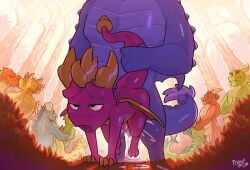 bubba (spyro) from activision by lonelycharart