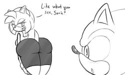 amy_rose bent_over bike_shorts bubble_ass bubble_butt large_ass presenting_hindquarters sandunky sonic_(series) sonic_the_hedgehog sonic_the_hedgehog_(series) spats