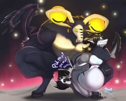 2025 anal anal_sex animal_genitalia animal_penis anthro anthro_on_anthro anthro_penetrated anthro_penetrating anthro_penetrating_anthro ass balls big_muscles big_pecs big_penis bodily_fluids bovid canid canine canine_genitalia canine_penis canis caprine caprine_demon cum cum_explosion cum_in_ass cum_inside demon digital_media_(artwork) dragon duo elden_ring_nightreign equine_genitalia equine_penis erection femboy fish from_behind_position fromsoftware fur genital_fluids genitals glowing glowing_eyes goat hair hi_res horizontal_pupils horn inflation inflation libra_creature_of_night male male/male male_penetrated male_penetrating male_penetrating_male mammal marine max_(maxartwolf) multi_eye muscular mythological_creature mythological_scalie mythology nude nutking pecs penetration penile penile_penetration penis pupils scalie sex speech_bubble tail text wolf