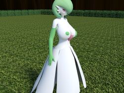 1girls 3d big_breasts breasts female gardevoir nintendo novacorporation pokemon pokemon_(species) pokemon_rse