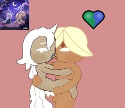 1boy 1boy1girl 1girl caramelpearl_(artist) cookie_run cookie_run_kingdom cum cum_in_pussy cum_inside cute_couple female kissing long_hair male passionate_sex pure_vanilla_cookie purelily pussy short_hair straight_sex tagme tongue_kiss white_hair white_lily_cookie