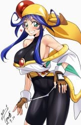android ass bandana bare_shoulders big_ass big_breasts black_bodysuit blonde_hair blue_hair bodysuit box breasts brown_gloves bursting_breasts clenched_hand dress female fingerless_gloves from_above gloves hair_between_eyes huge_ass huge_breasts large_ass large_breasts light-skinned_female light_skin lime_(saber_j) long_hair looking_at_viewer navel navel_visible_through_clothes nipples nipples_visible_through_clothing panties panties_over_bodysuit saber_marionette_j shorts sidelocks spandex spandex_bodysuit spandex_clothing spandex_pants spandex_shorts spandex_spats spandex_suit standing thick_thighs thighs tight_bodysuit tight_clothes tight_clothing underwear voluptuous voluptuous_female white_dress white_panties white_thong white_thong_leotard white_thong_panties white_underwear wide_hips yellow_bandana