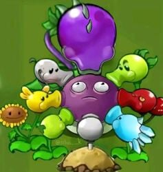 chomper_(pvz) gloom-shroom_(pvz) meme oral oral_penetration oral_sex peashooter_(pvz) plants plants_vs._zombies plants_vs_zombies scared sunflower_(pvz)