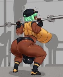 1futa 2025 2d 2d_(artwork) 2d_artwork absurd_res absurdres back_view balls ballsack baseball_cap baseball_uniform big_ass big_balls big_breasts big_butt big_cock big_penis big_testicles big_thighs bodypaint breasts_bigger_than_head bulge bulge_through_clothing cap cock curvaceous curvaceous_figure curves curvy curvy_ass curvy_body curvy_figure curvy_futa curvy_hips curvy_thighs dark-skinned_futa dark_skin dick facepaint futa_only futanari genitals green_hair hayabusart hi_res highres huge_ass huge_balls huge_breasts huge_butt huge_testicles intersex large_ass large_balls large_breasts large_butt large_testicles muscles muscular muscular_arms nipple_bulge nipples nipples_visible_through_clothing original original_character penis penis_bulge perky_breasts perky_nipples rear_view short_hair short_shorts solo solo_futa sports_shorts sports_uniform sportswear steam steaming_body sweat sweatdrop sweating sweaty sweaty_ass sweaty_body sweaty_butt testicles thick thick_ass thick_hips thick_legs thick_thighs thighs voluptuous voluptuous_futa weightlifting wide_hips working_out workout workout_clothes