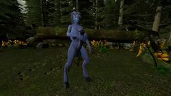 3d animal_genitalia_on_humanoid animated balls blue_eyes blue_skin breasts draenei forest futanari glowing_eyes handjob hooves horns horsecock horsecock_on_humanoid huge_breasts intersex mp4 no_sound penis tagme tree trees video world_of_warcraft