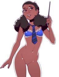1girls brown-skinned_female brown_body brown_skin dark-skinned_female dark_skin dave_cheung digital_media_(artwork) female harry_potter tiombe_blythe-dixon witch wizarding_world